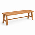Banco de madera de teca para exterior 150x35x45 cm